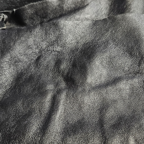 Vintage Soft Leather Fringe Crossbody Purse  w/ Beads - Picture 7 of 12